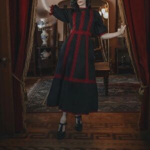 Lively Ghosts Scarlet Dress